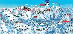 Skigebietskarte der Region Chamonix Mont Blanc