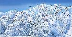 Skigebietskarte der Region Les Trois Vallees Skigebietskarte der Region Les Trois Vallees
