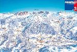 Skigebietskarte der Region Kronplatz