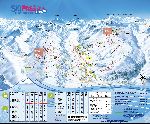 Skigebietskarte der Region Livigno