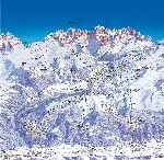 Skigebietskarte der Region Marilleva Val Di Sole Skigebietskarte der Region Marilleva Val Di Sole
