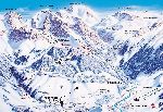 Skigebietskarte der Region Pejo Val Di Sole
