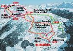 Skigebietskarte der Region Reinswald Ortler Skiarena