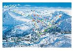 Skigebietskarte der Region Hemsedal Skicenter