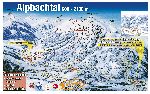 Skigebietskarte der Region Alpbachtal