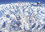Skigebietskarte der Region Fulpmes Stubaital