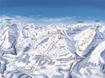 Skigebietskarte der Region Heiligenblut