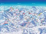 Skigebietskarte der Region Kitzbühel