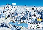 Skigebietskarte der Region Kitzsteinhorn Kaprun