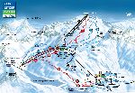 Skigebietskarte der Region Mölltaler Gletscher
