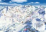 Skigebietskarte der Region Obertauern