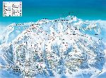 Skigebietskarte der Region Anzere
