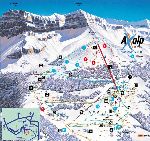 Skigebietskarte der Region Axalp Brienz