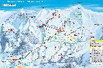 Skigebietskarte der Region Berner Oberland