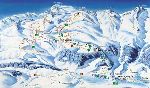 Skigebietskarte der Region Disentis 3000