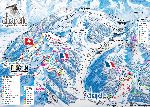 Skigebietskarte der Region Torgon Les Portes Du Soleil