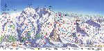 Skigebietskarte der Region Wallis