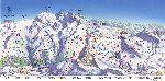 Skigebietskarte der Region Zermatt