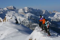 ﻿Skiurlaub in den Dolomiten im Fassatal