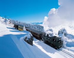 Mit dem Zug oder der Bahn in den Skiurlaub in der Schweiz